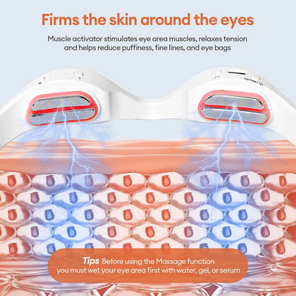 Vyelix EMS Eye Massager Glasses Red Light Therapy