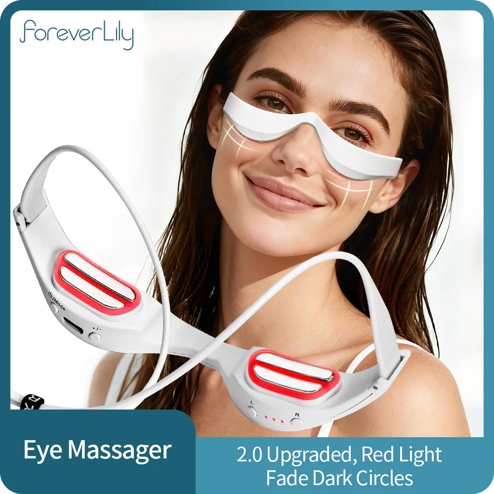 Vyelix EMS Eye Massager Glasses Red Light Therapy